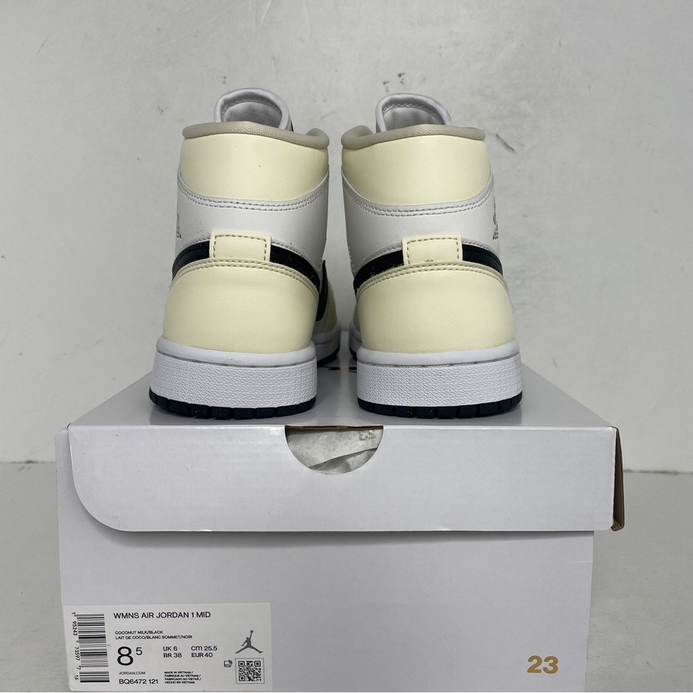 Nike Air Jordan 1 Retro Mid WMNS “Coconut Milk” 2022 - Picture 4 of 4
